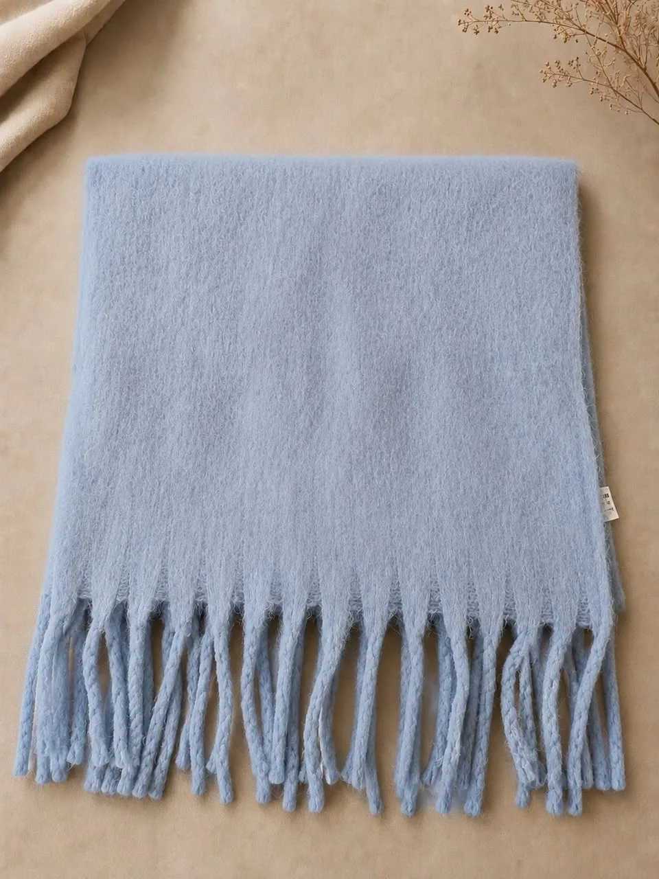 Bufanda celeste pastel